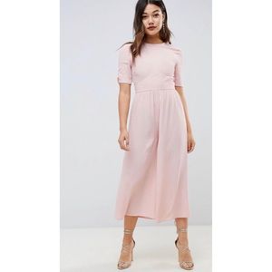 NWT ASOS Pastel Pink Tea Jumpsuit